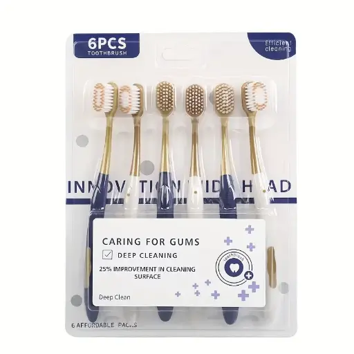 Pack 6 pz cepillos elegantes 